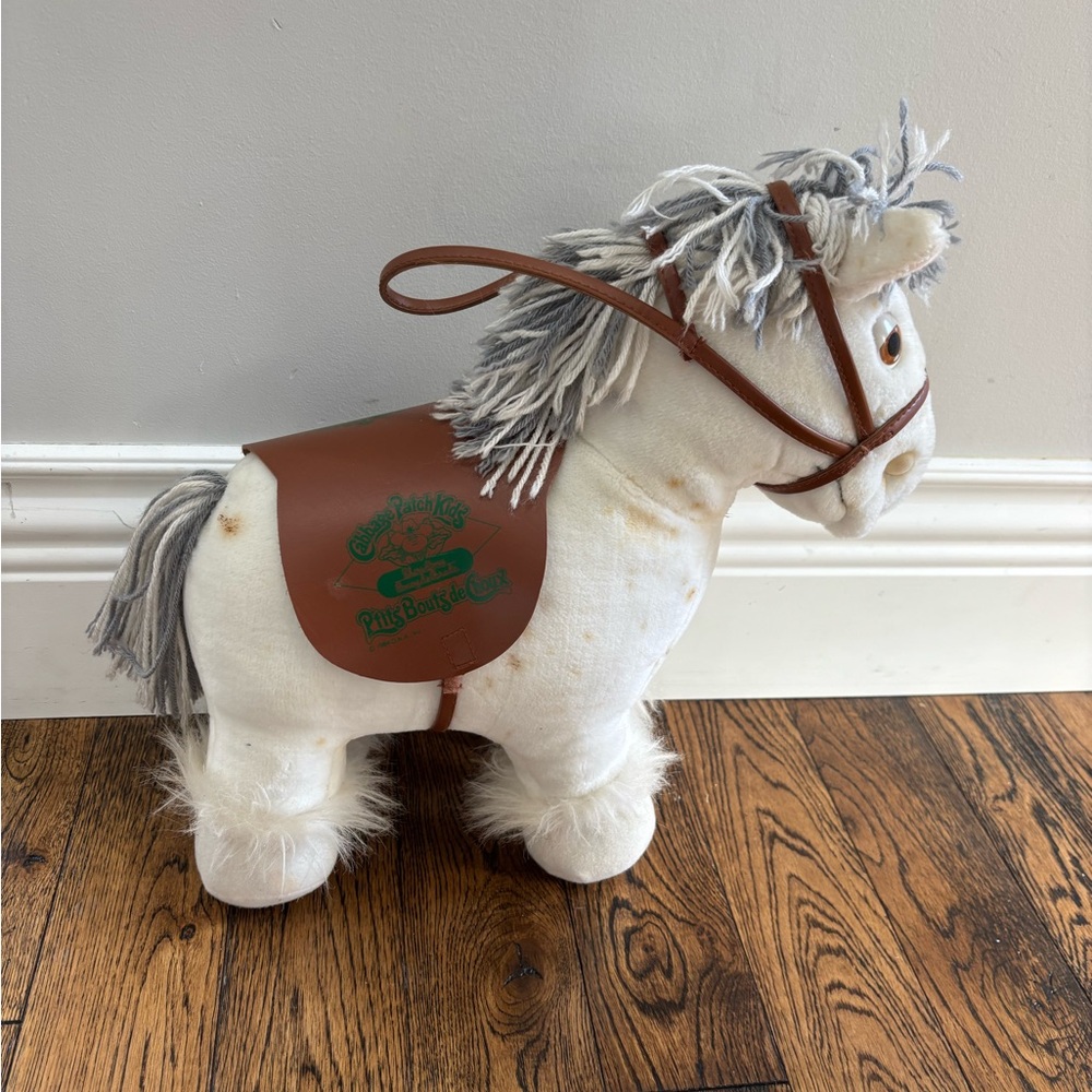 Cabbage Patch Kids Plush Horse Toy with Saddle